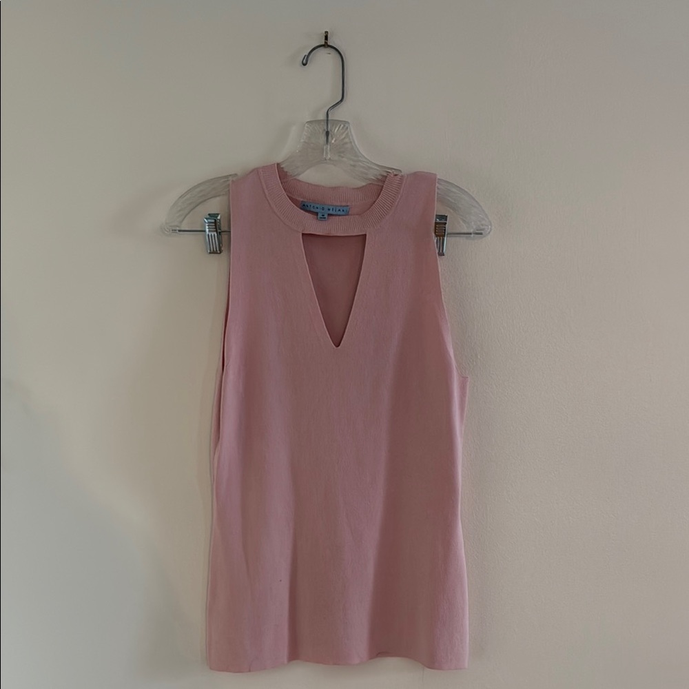ANTONIO MELANI Pink Knit Top